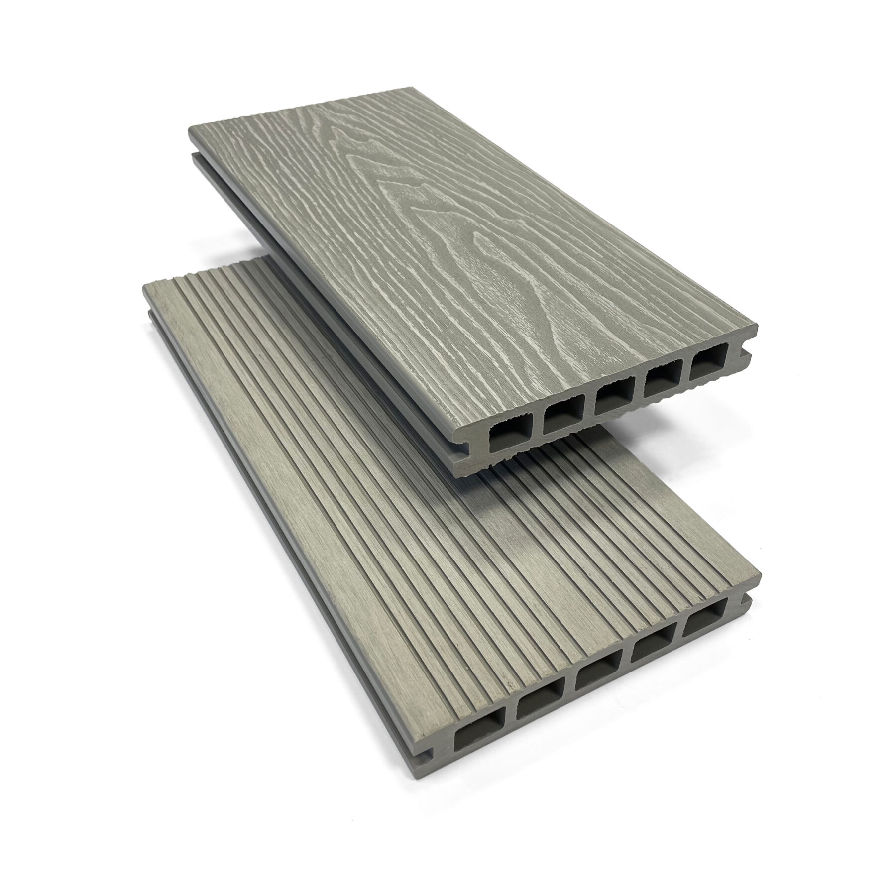 new Ash White deep embossed decking boards 2023