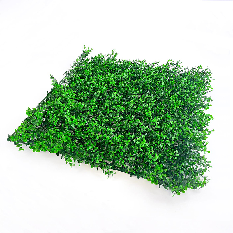 artificial boxwood dark hedge tile 50cm x 50cm