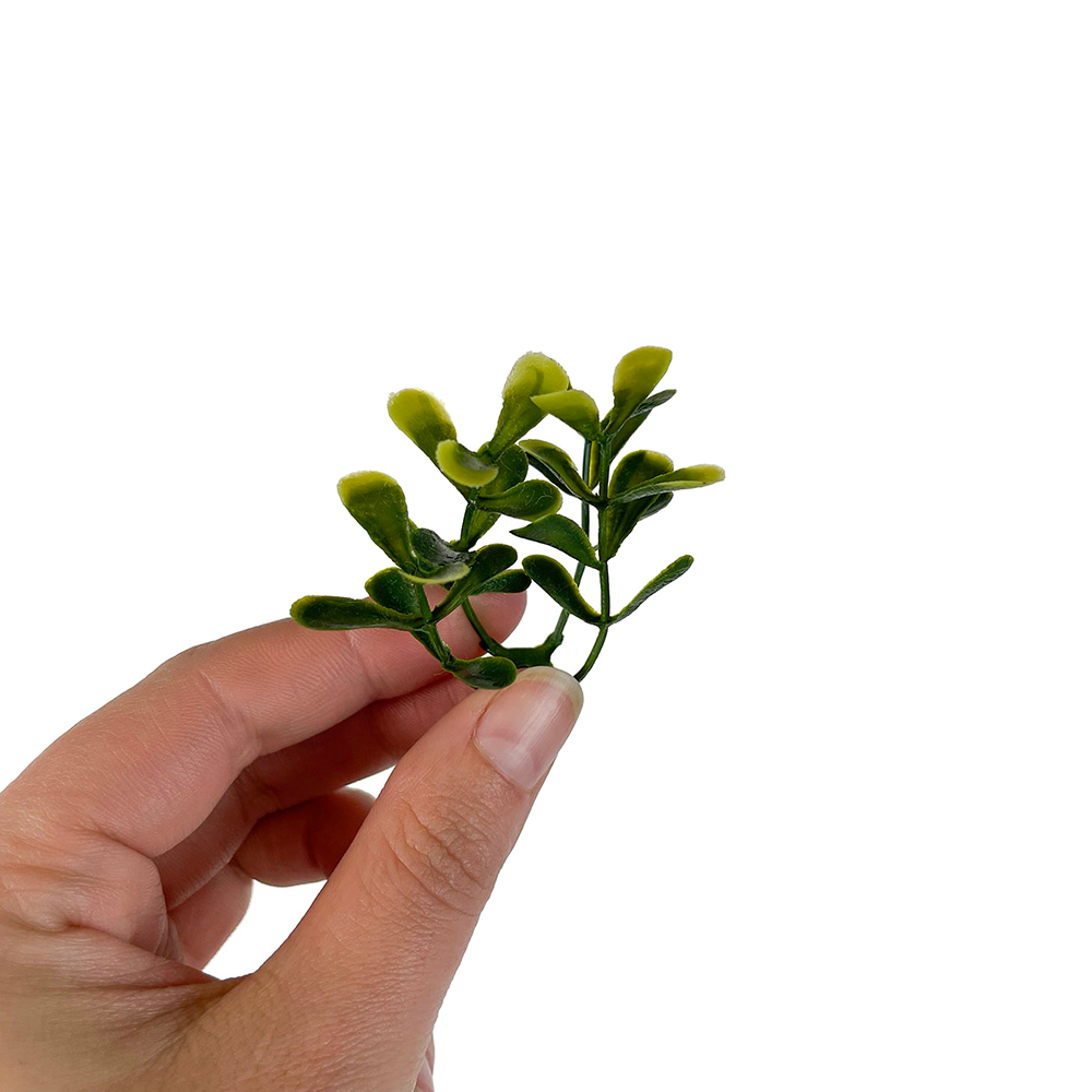 artificial topiary foliage close up