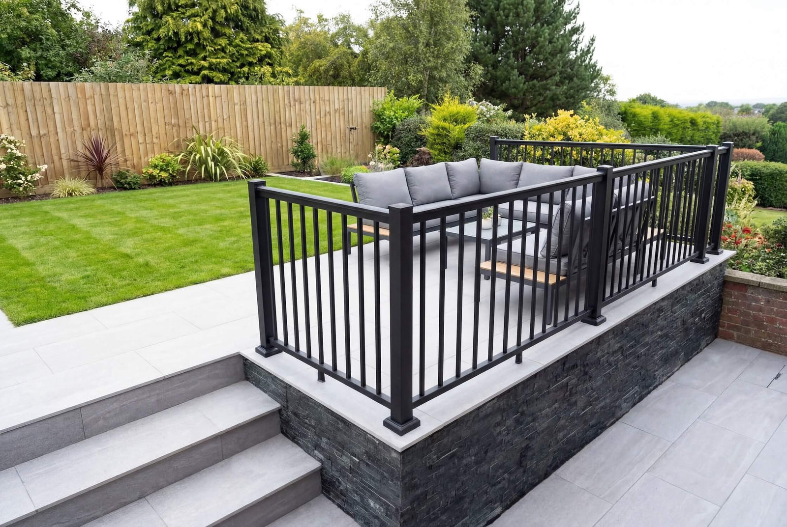 After balustrade installation