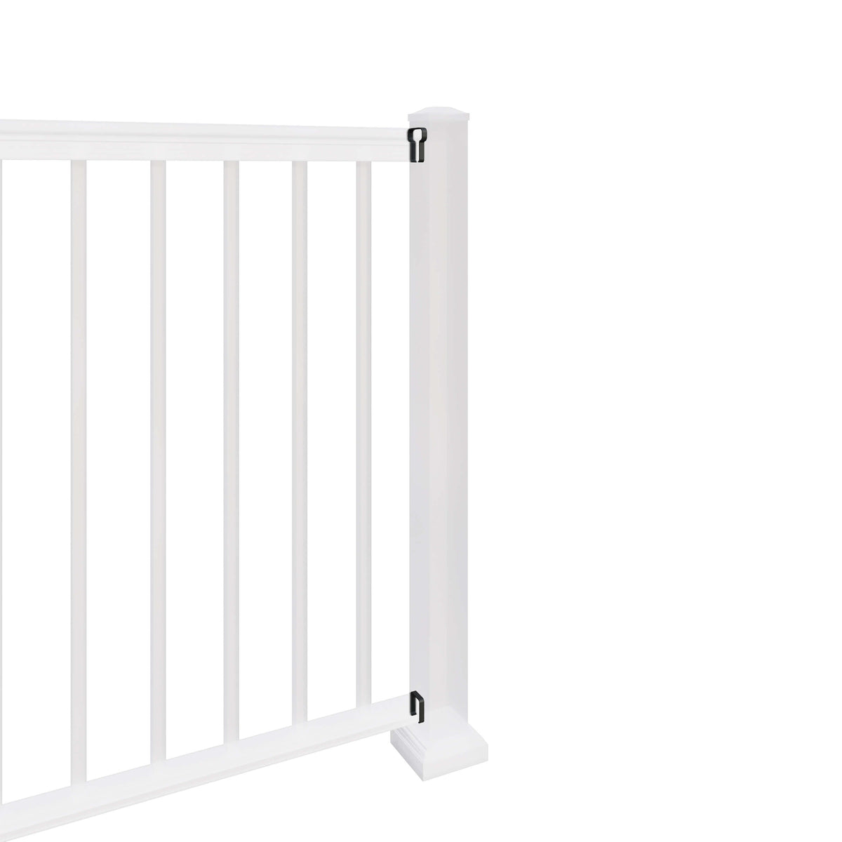 Plastic Rail End Covers - Aluminium Balustrade