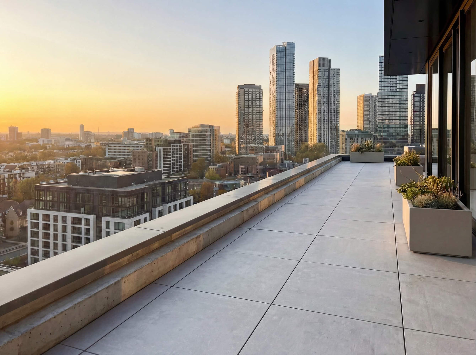 Before balustrade installation