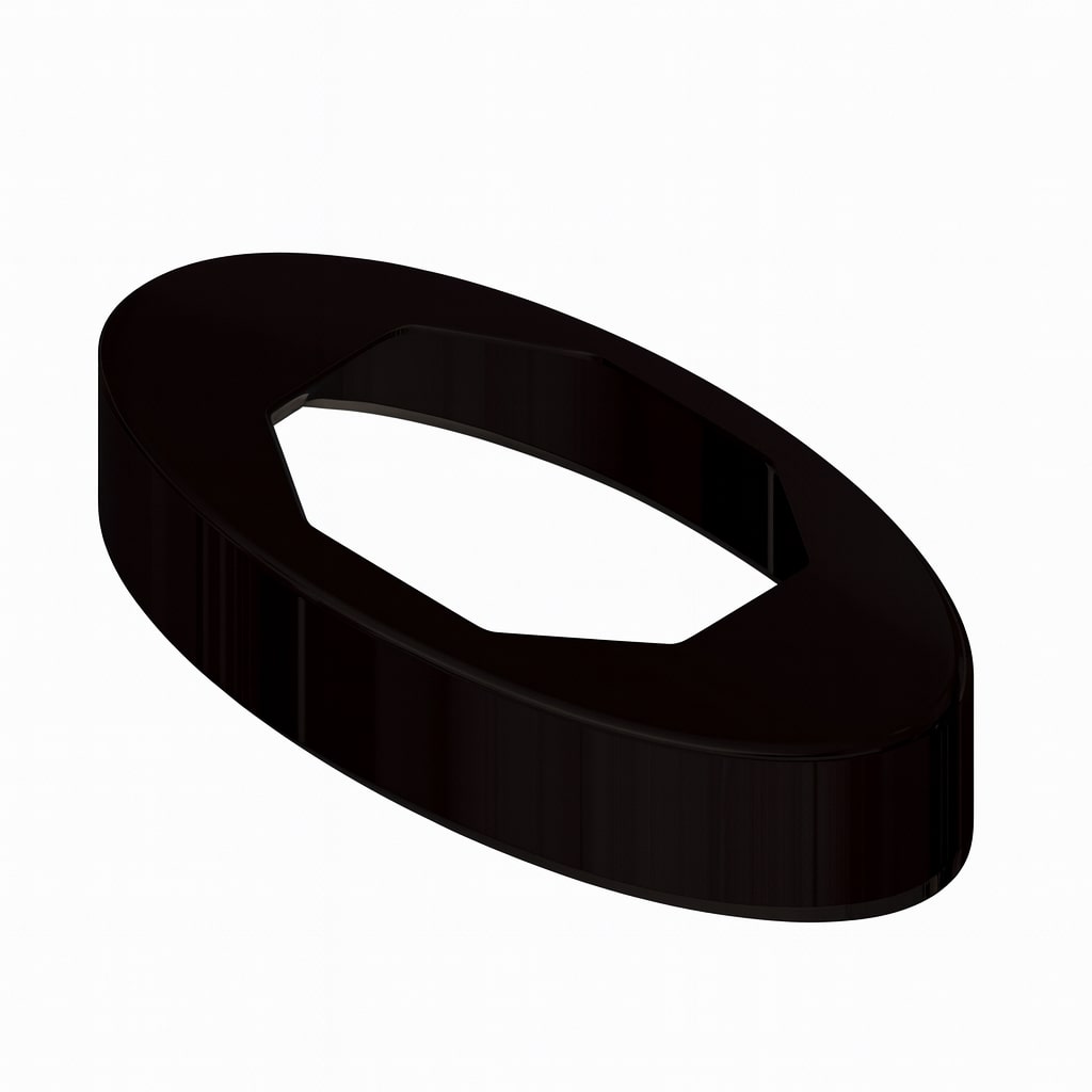 Cover Plate (Spigot Base Plate Cover) - Black