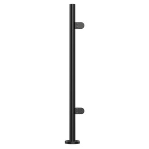 End Post – Semi Frameless (Black)