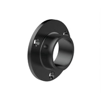 External Fit Round Tube Wall-Mounted Flange (Black)
