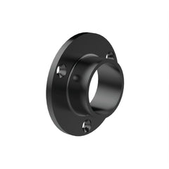 External Fit Round Tube Wall-Mounted Flange (Black)