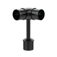 90° End Elbow Handrail Bracket (Black)
