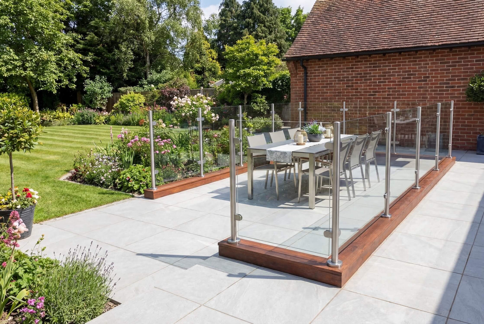 After balustrade installation