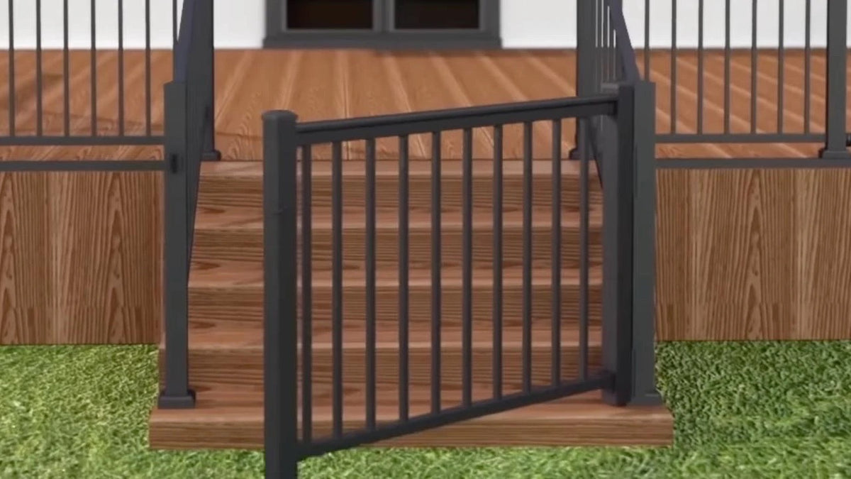 Watch: Installing the gate (1:54)