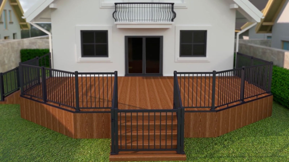 Watch: Installing the railing kit (4:56)