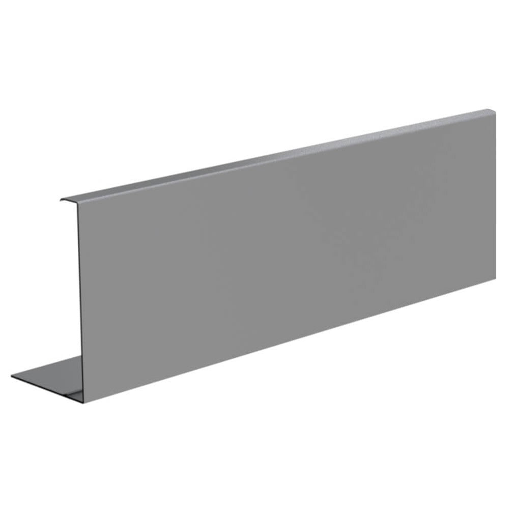 Silver anodised cladding for side fix glass balustrade channel