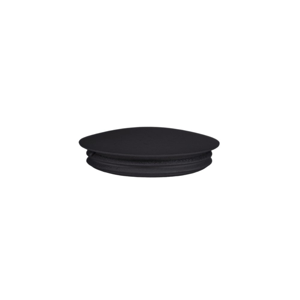 Black plug for side fix glass balustrade channel