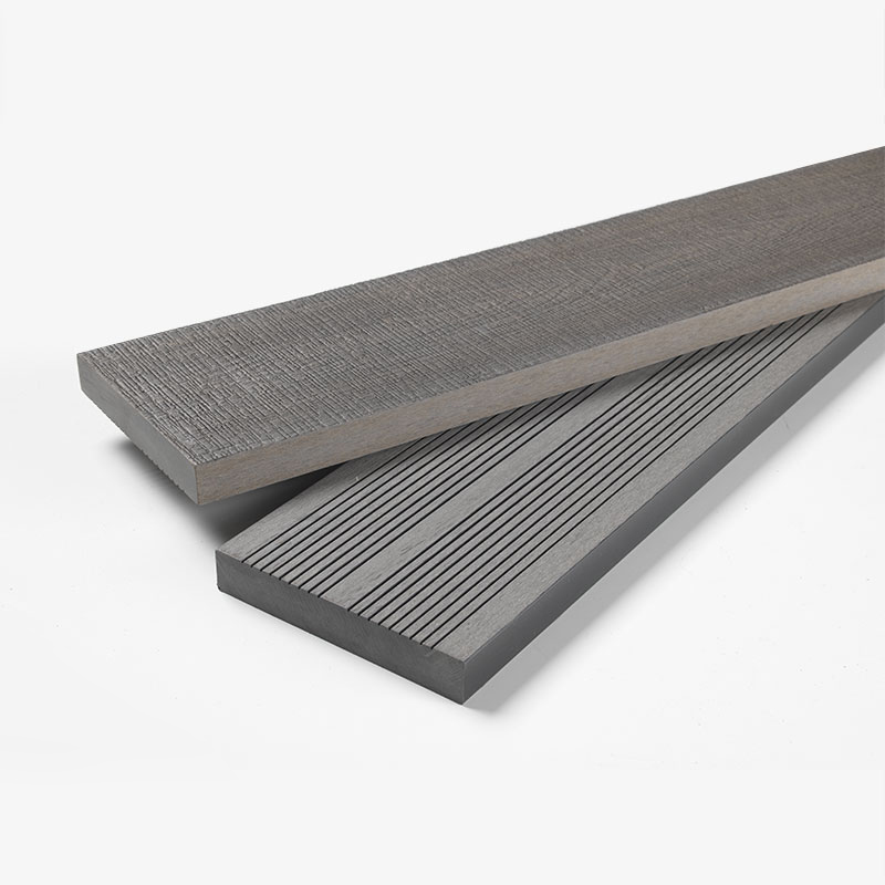 Solid Grey Composite Decking The Outdoor Look