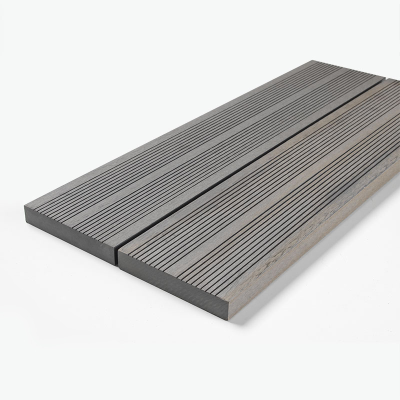 Solid Grey Composite Decking The Outdoor Look