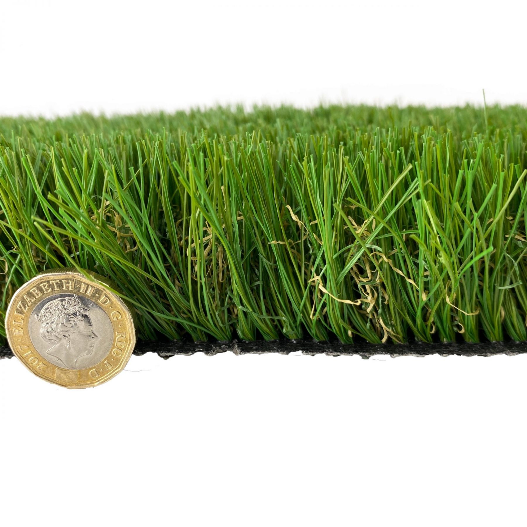 artificial Grovesnor grass 40mm side view