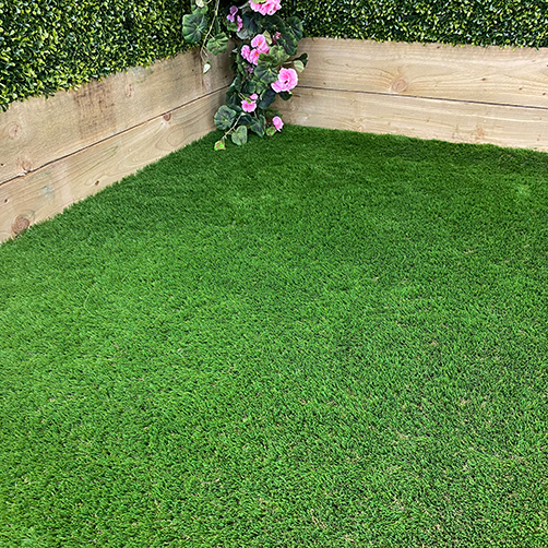 40mm installed artificial lawn using Grovesnor