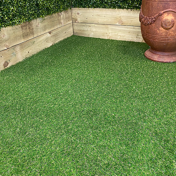 Harlequin artificial grass installed 22mm