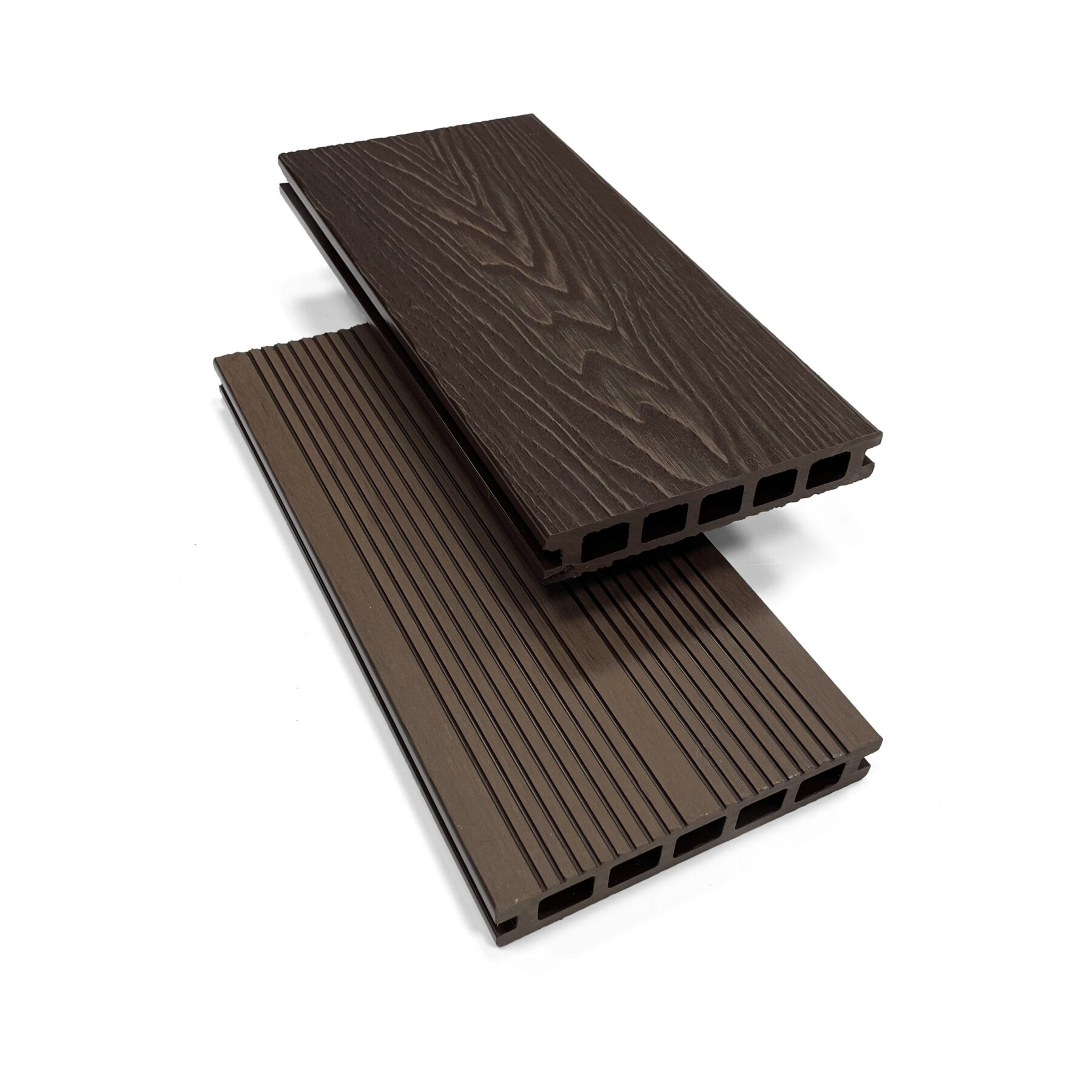 new Mahogany Brown deep embossed decking boards 2023