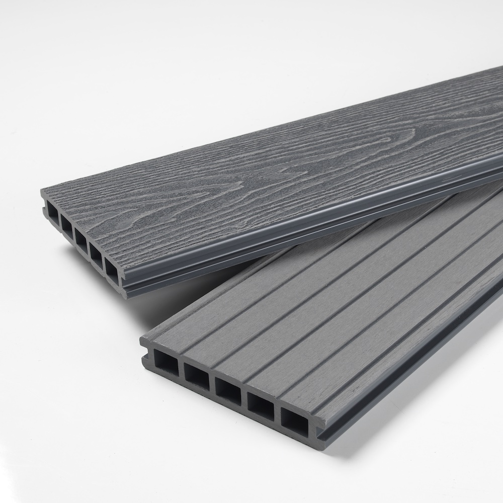 mist grey composite decking boards