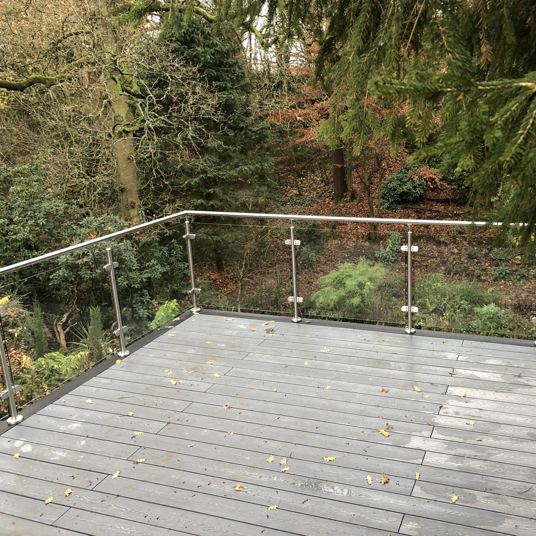 glass balustrade post system and handrail