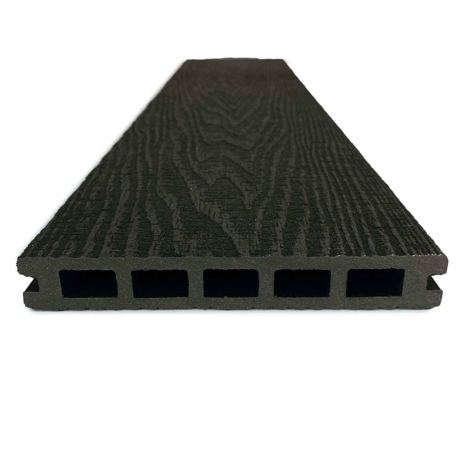 ignite black enhanced composite decking board