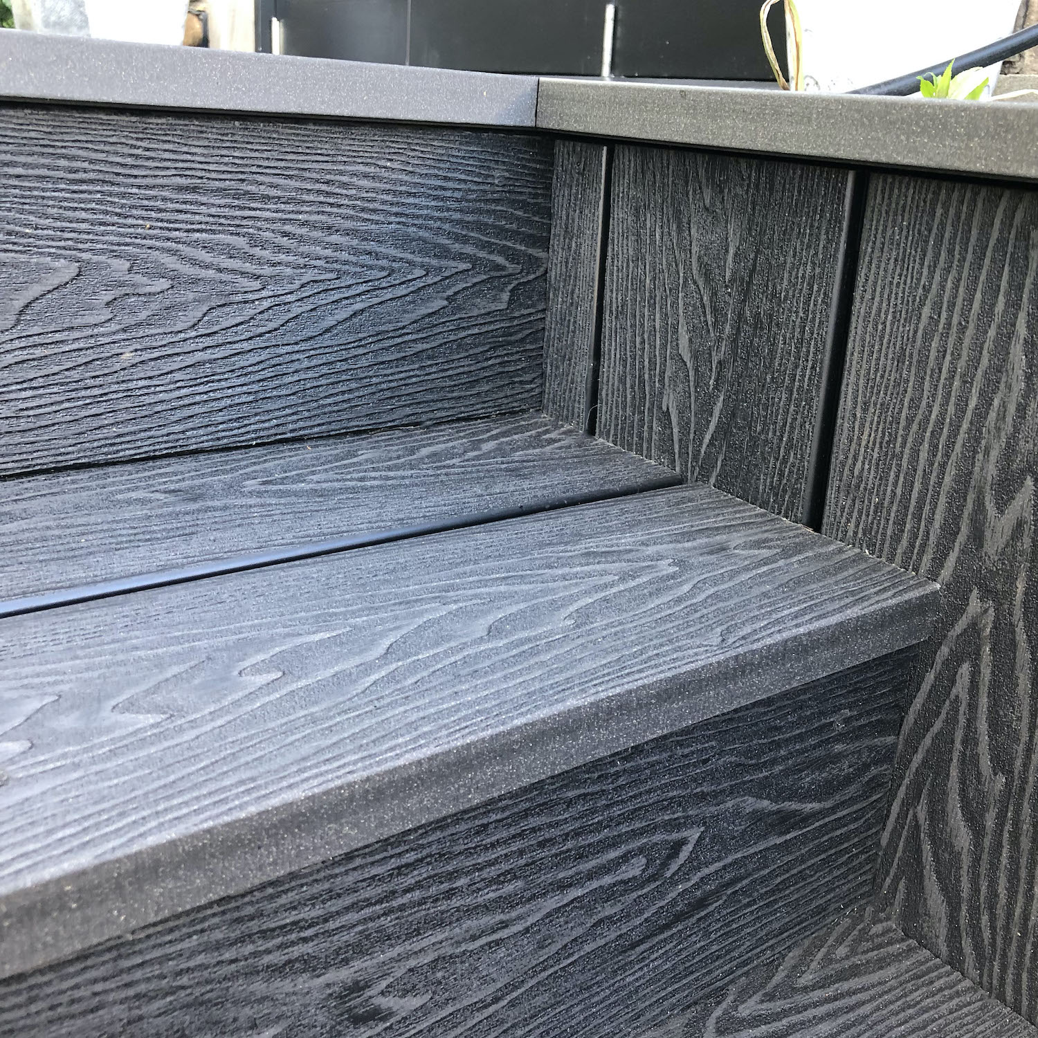 square edge boards for a step