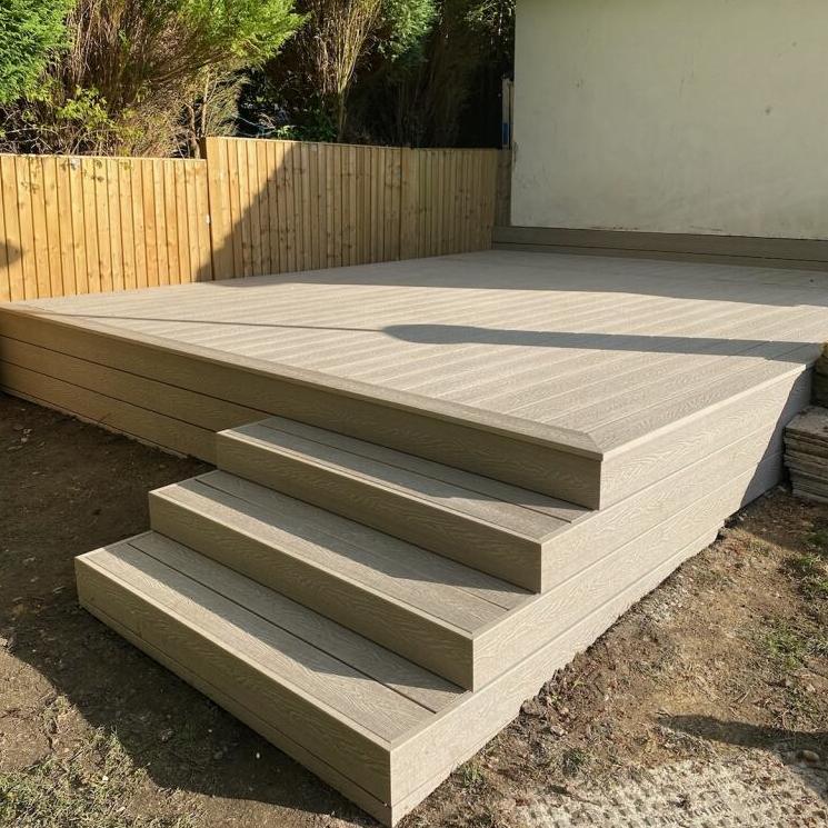 Oyster Beige Composite decking