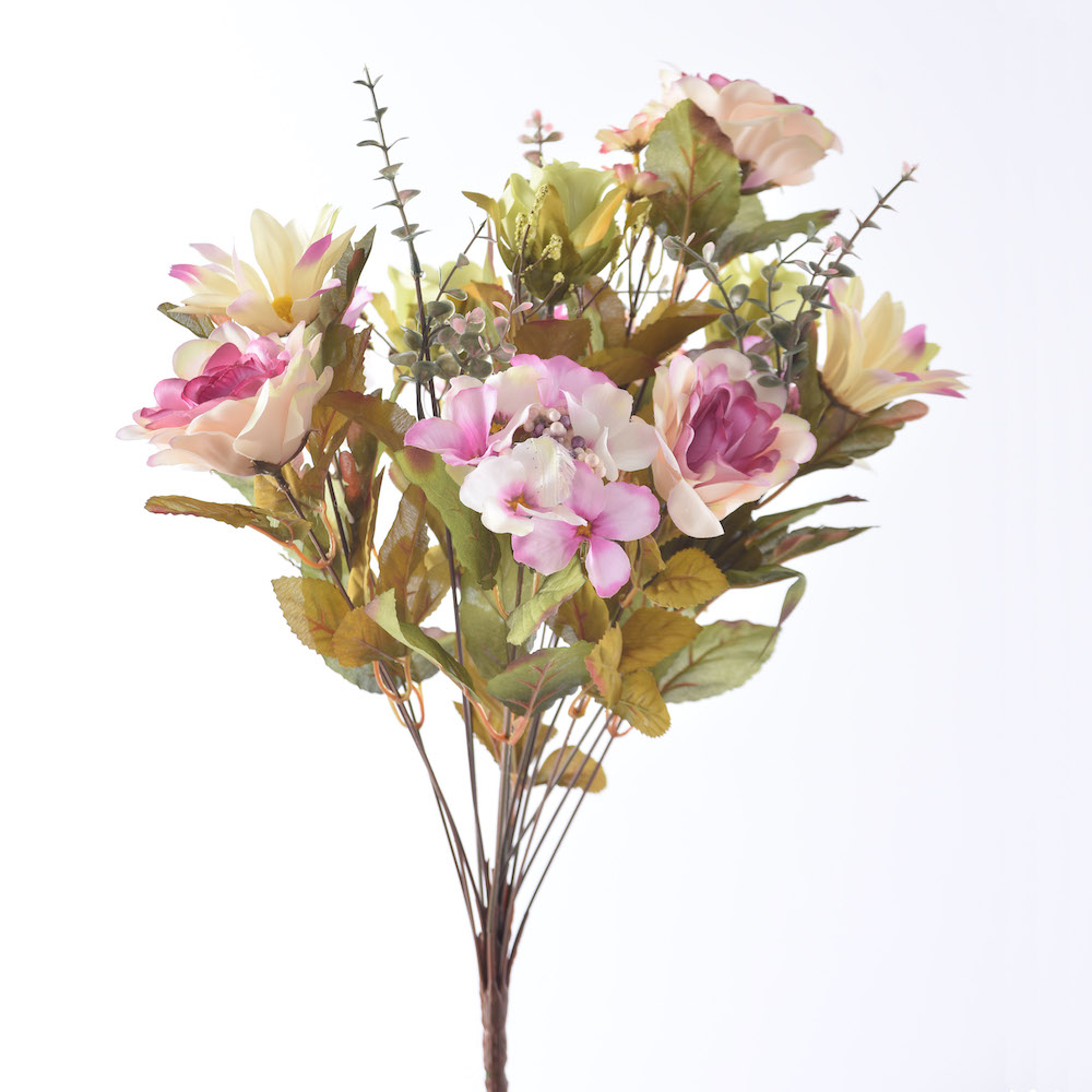 artificial wild rose mix