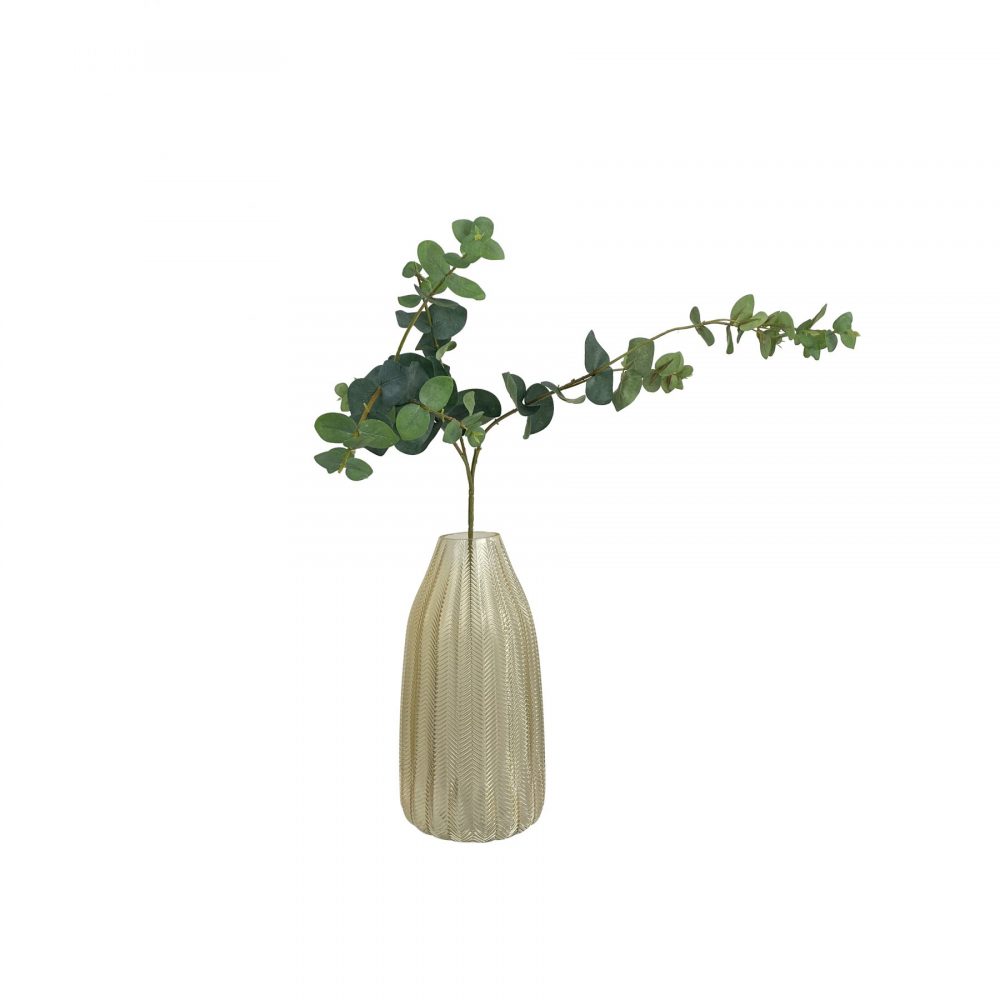 single artificial eucalyptus stem