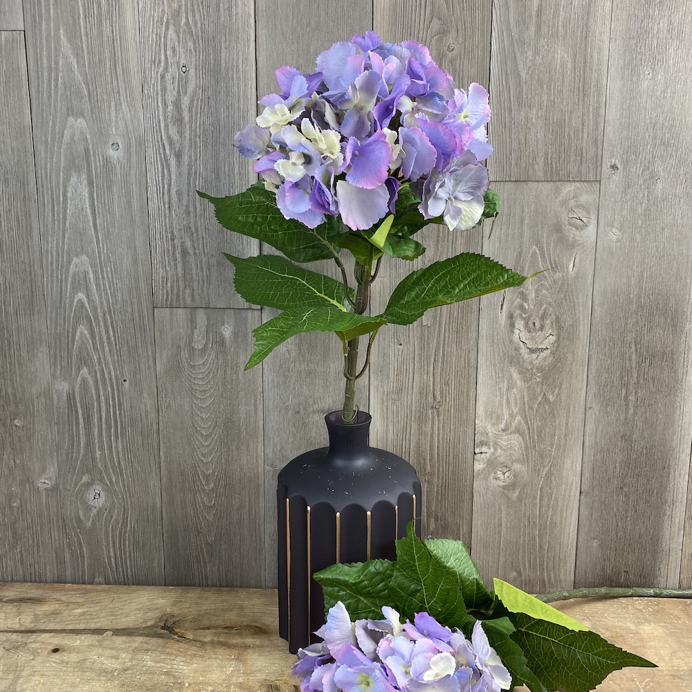 artificial singular stem Lavender Hydrangea