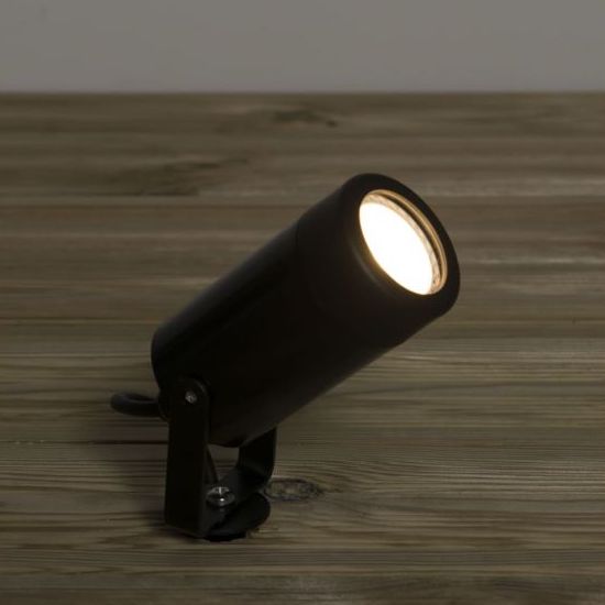 Norcia black outdoor spotlights