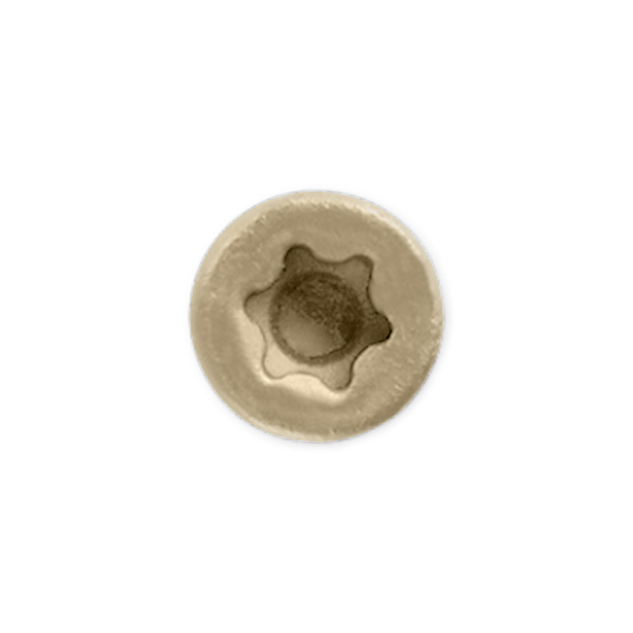 oyster beige and ash white colour coded screw