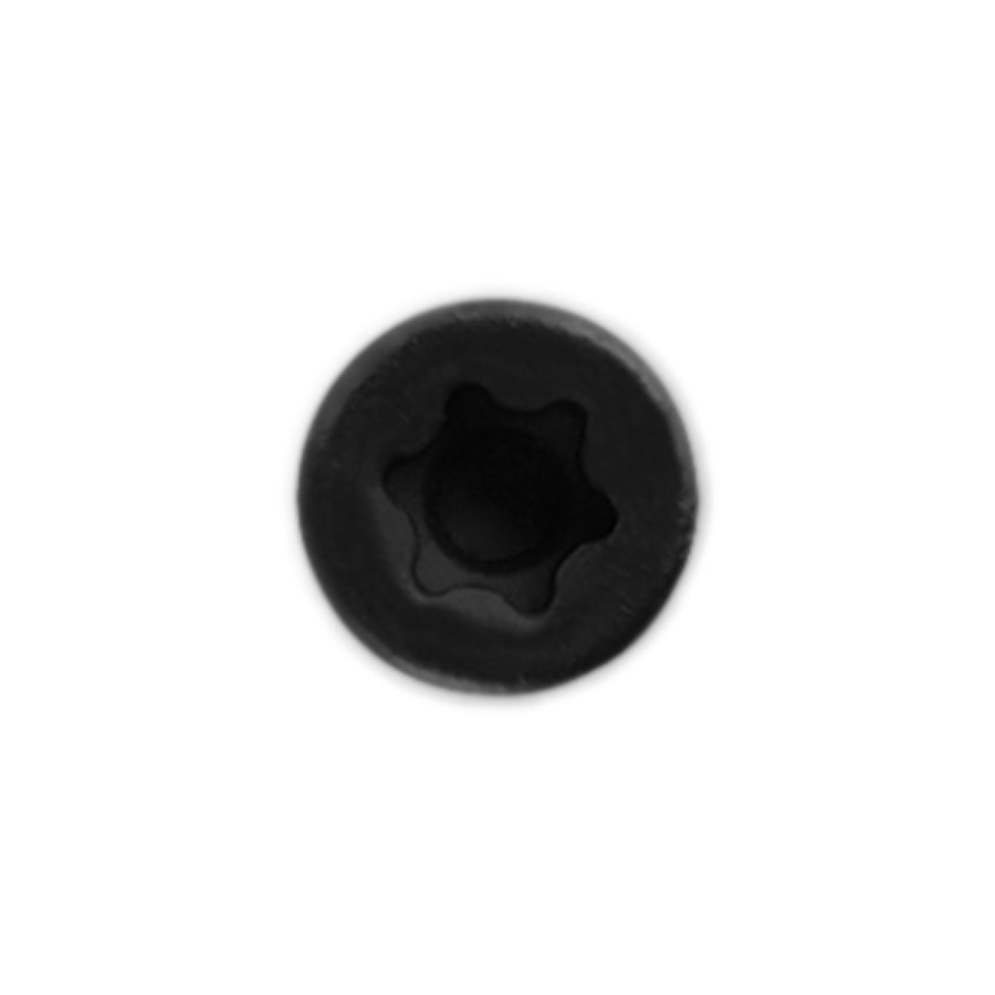 midnight black and ignite black colour coded screw