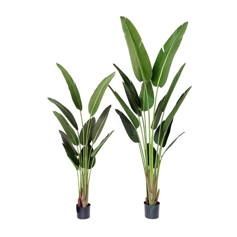 artificial tropical plants palms in 2 sizes