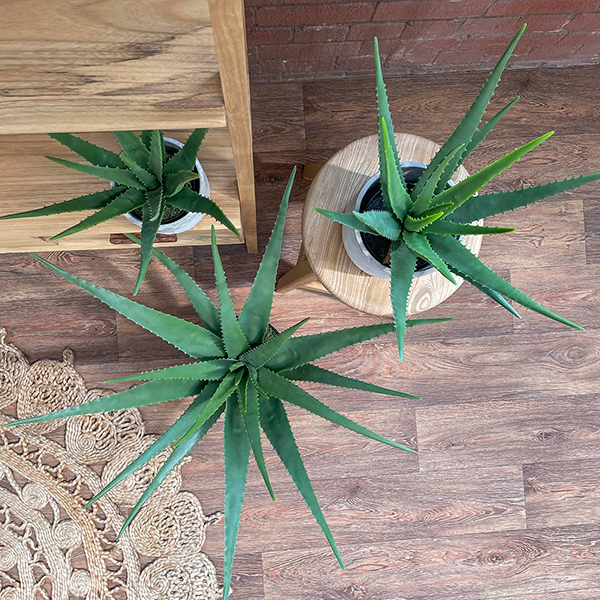 artificial aloe vera plants in 3 sizes