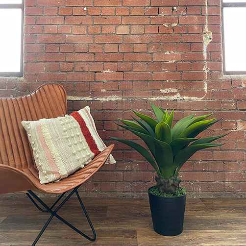 artificial indoor crown plant