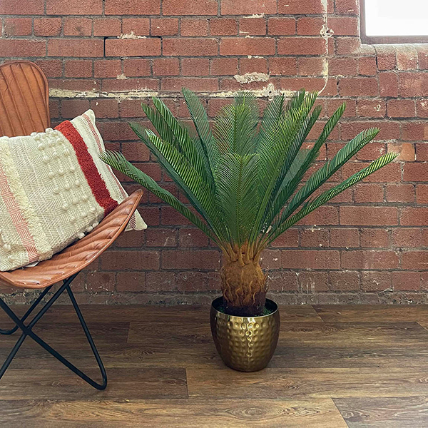 artificial indoor cycas plant