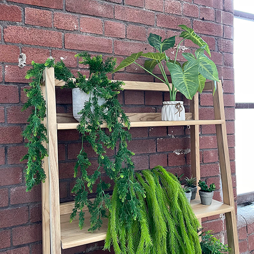 indoor artificial hanging plant - asparagus