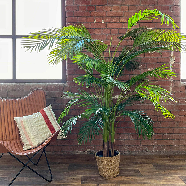 indoor large artificial paradise palm plant