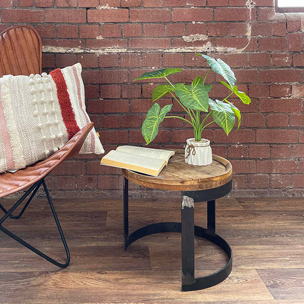 decorative ceramic potted artificial arrow plant