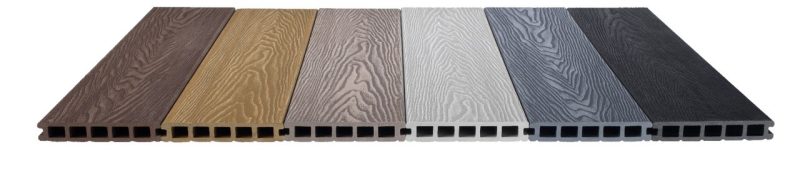 composite decking boards line up