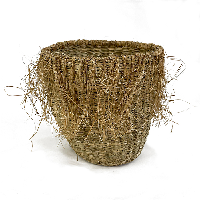 grass indoor basket plant pot large