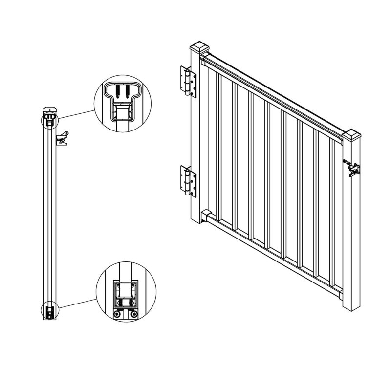 aluminium gate diagram