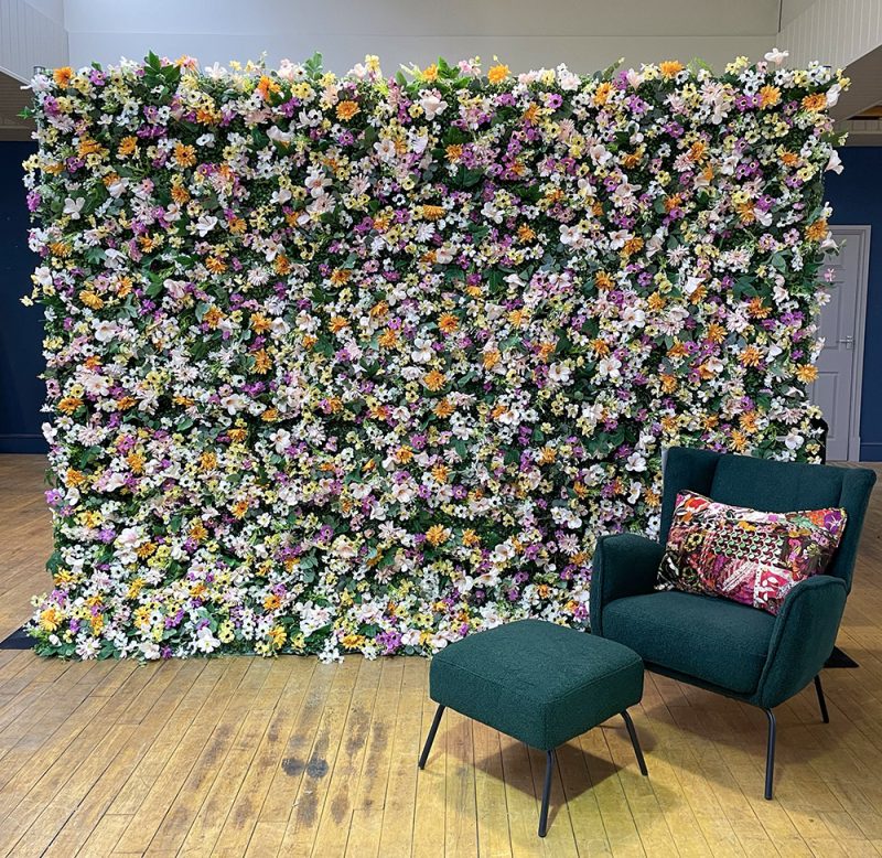 beautiful artificial flower wall the ditsy daisy for ideal photo backdrops