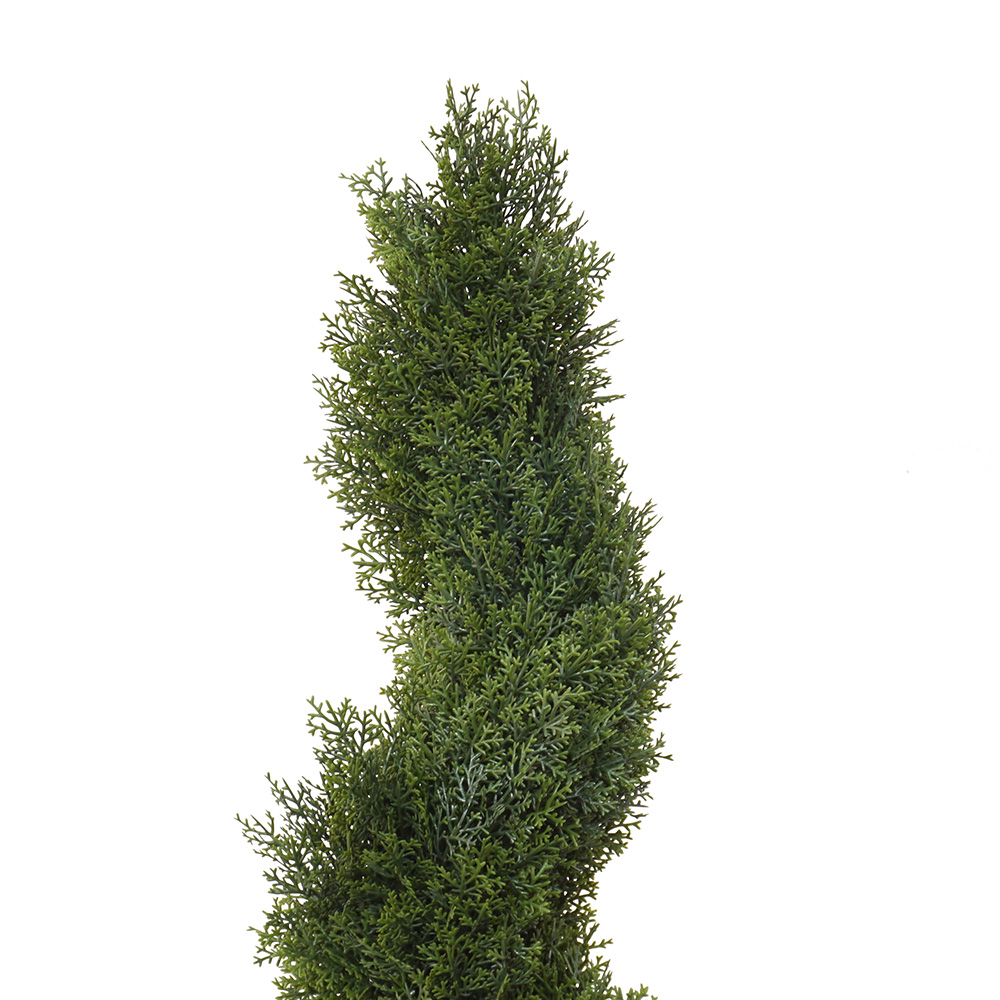 150cm artificial outdoor spiral cypress tree