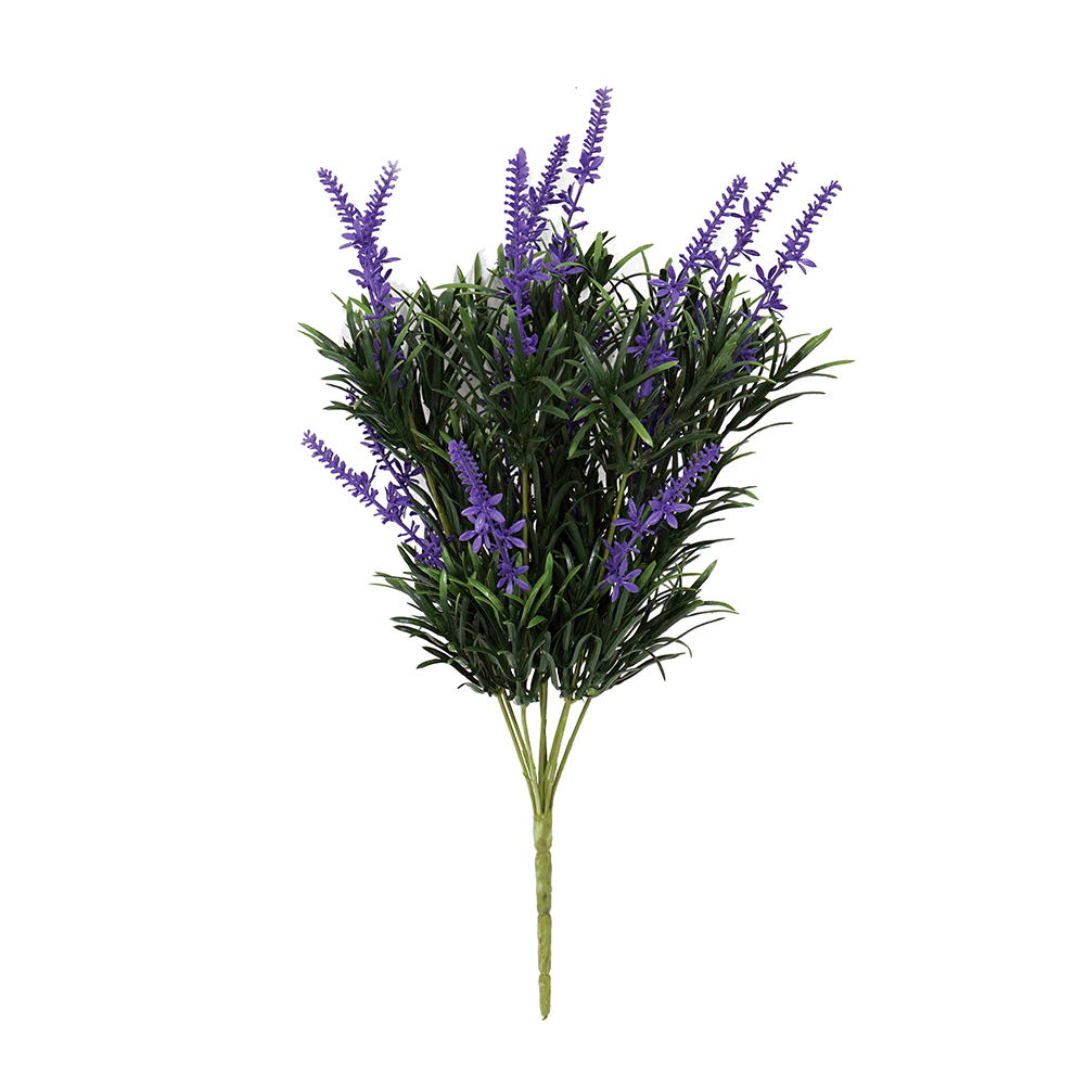 artificial outdoor lavender plant sprigs