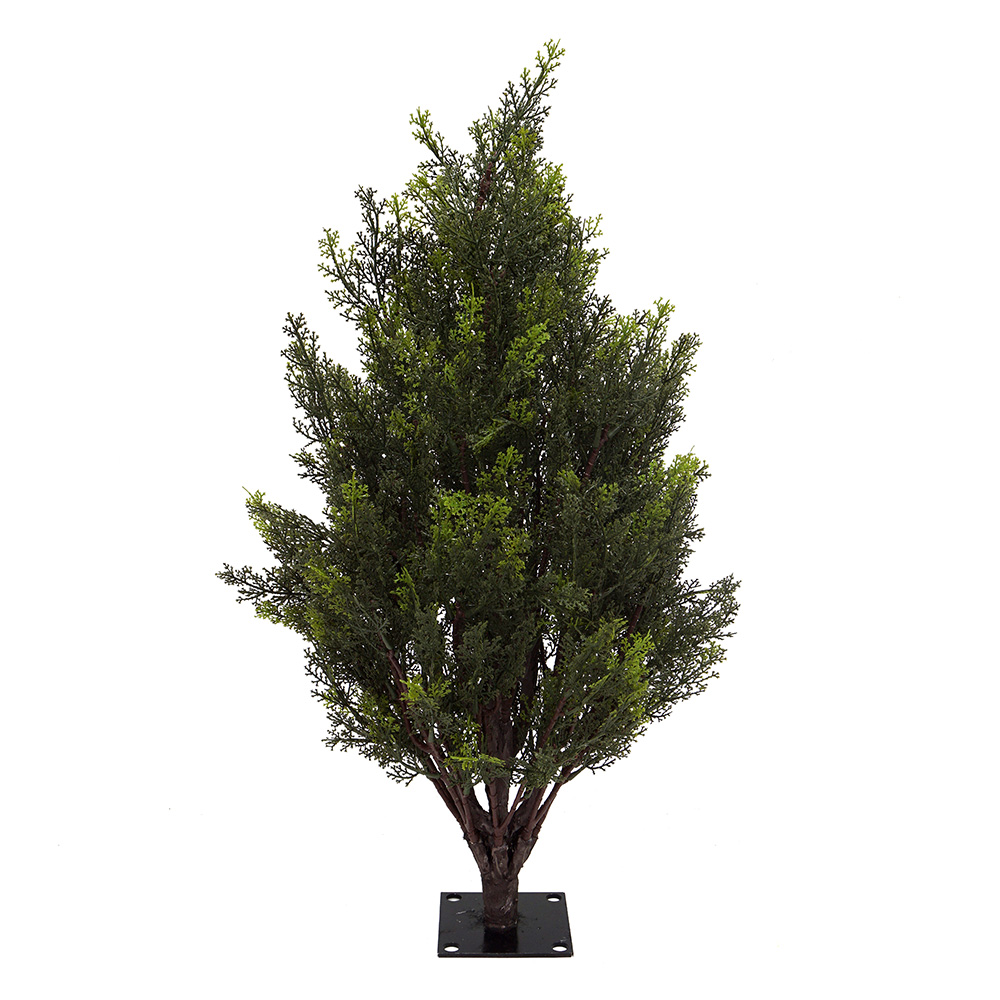 65cm high artificial cypress tree UV stable