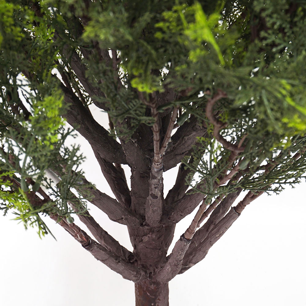 realistic stem of the artificial cypress trees