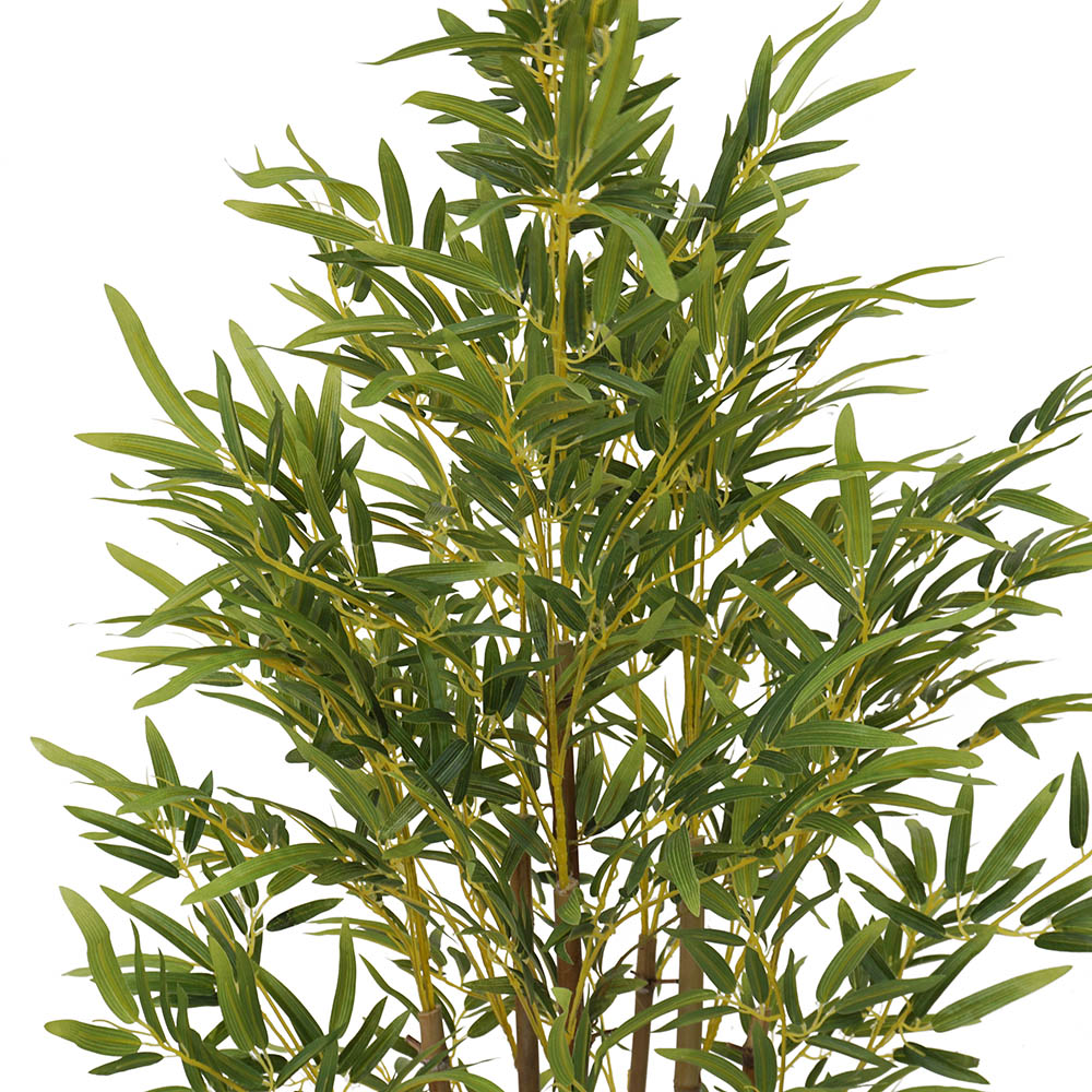 delicate artificial bamboo foliage