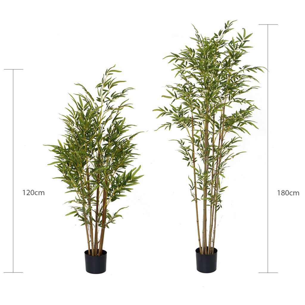 artificial bamboo plants available in 2 heights